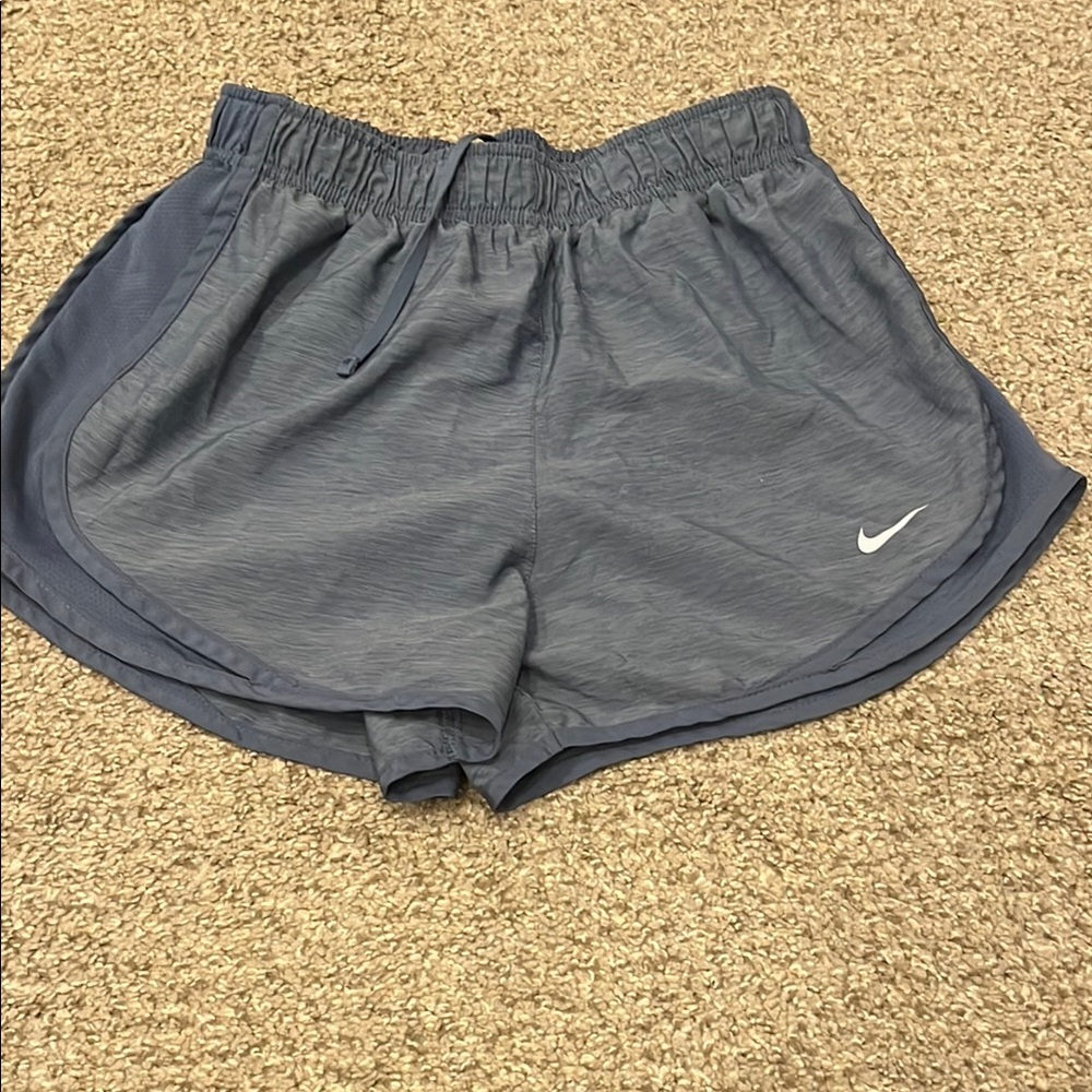 Nike Gray Athletic Shorts with Elastic Waistband